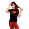 Camiseta manga corta negra Morros