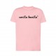 Camiseta unisex rosita letras CARITA BONITA