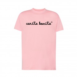 Camiseta unisex rosita letras CARITA BONITA