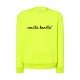 Sudadera amarillo fluor letras negras UNISEX