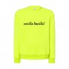Sudadera amarillo fluor letras negras UNISEX