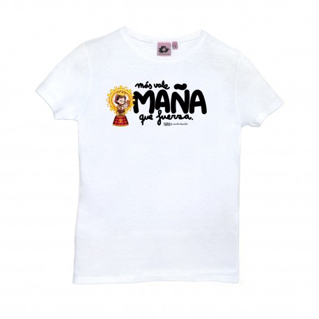 Camiseta Mujer " Mas vale maña"