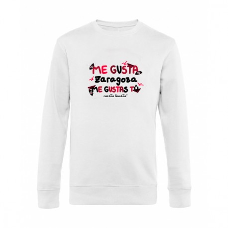 Sudadera infantil "ME GUSTA ZARAGOZA ME GUSTAS TÚ"