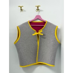Chalecos reversibles ribete amarillo 