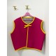 Chalecos reversibles ribete amarillo 