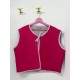 Chalecos reversibles ribete Rosa