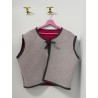 Chalecos reversibles ribete Negro Bolitos