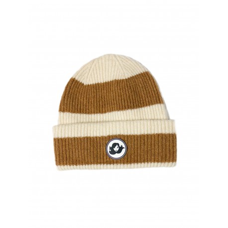 Gorro rayas Carita Bonita beig