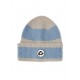 Gorro rayas Carita Bonita azulito y gris