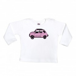 Camiseta manga larga para bebé diseño 600 rosita