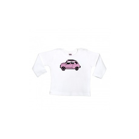 Camiseta manga larga para bebé diseño 600 rosita