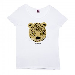 Camiseta manga corta mujer Leopardo