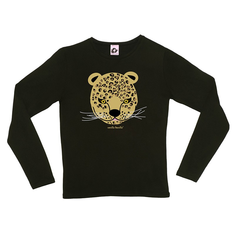 Camiseta manga larga mujer Leopardo