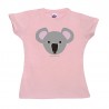 Camiseta manga corta para niñas Rosita Koala