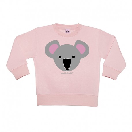 Sudadera sin capucha rosa diseño Koala
