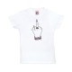 Camiseta manga corta blanca para niña diseño Vive y deja vivir