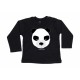 camiseta manga larga negra bebe Oso panda